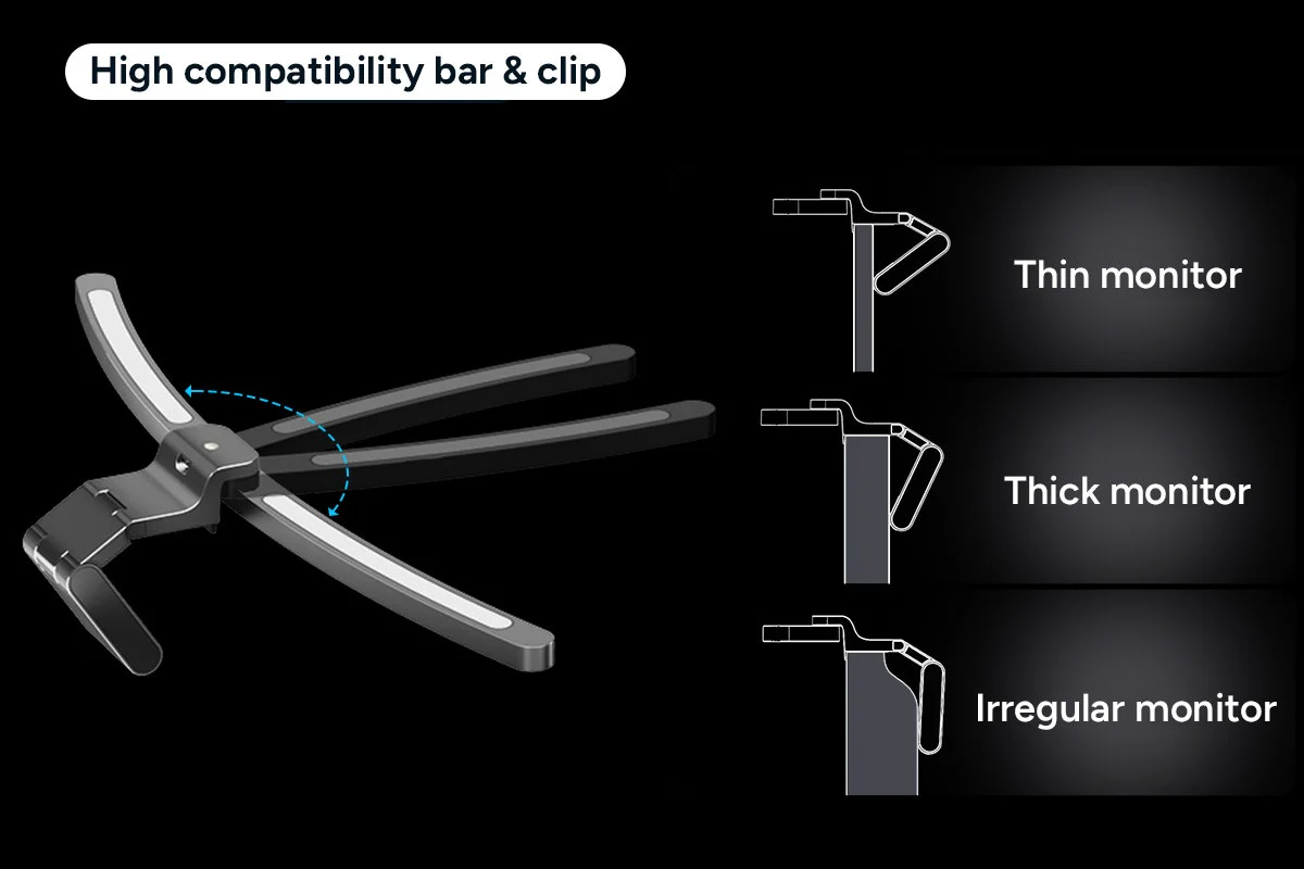 Curved Monitor Light Bar - 66cm Remote-Controlled Ambient Lighting - Image 13