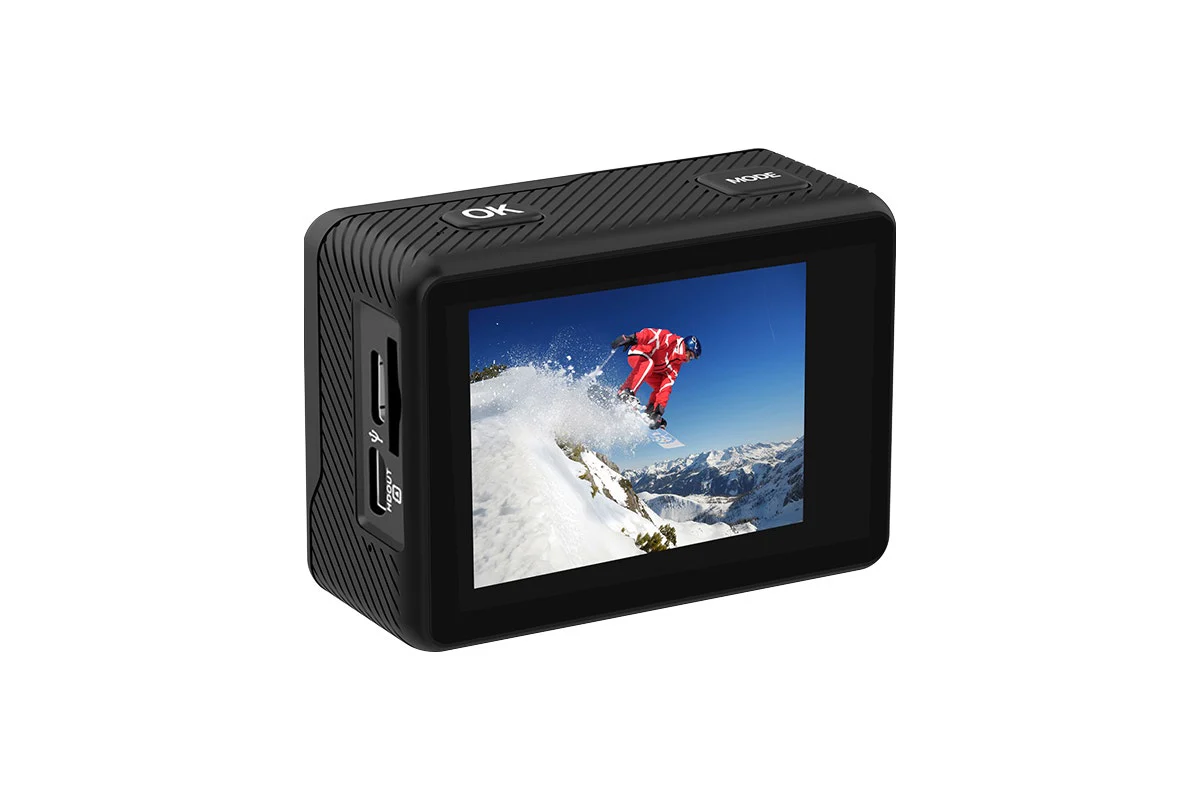 Kogan Dual Screen 1080P Wi Fi Action Camera with Waterproof Case - Image 9