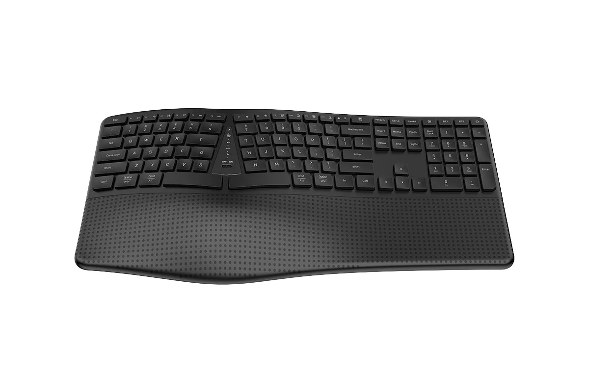 Kogan Ergo Pro Wireless Split Keyboard 2.4GHz Bluetooth Ergonomic - Image 11