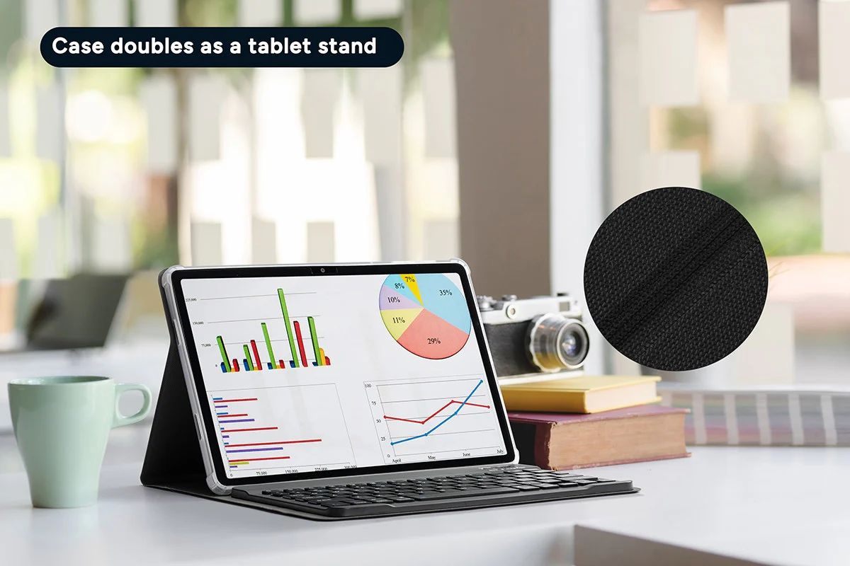 Kogan Explore Tab 3 Plus 11 Inch Keyboard Case Black - Image 7