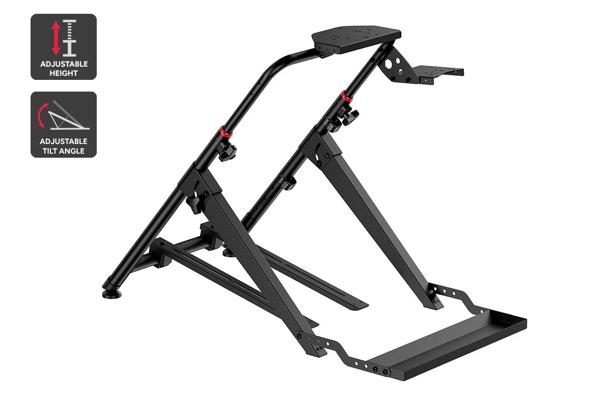 Kogan Foldable Racing Simulator Wheel Stand Adjustable Steel Frame