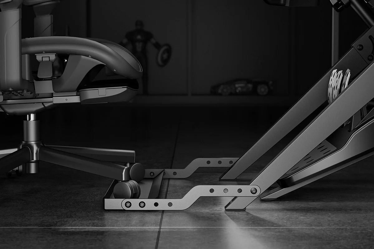 Kogan Foldable Racing Simulator Wheel Stand Adjustable Steel Frame - Image 10