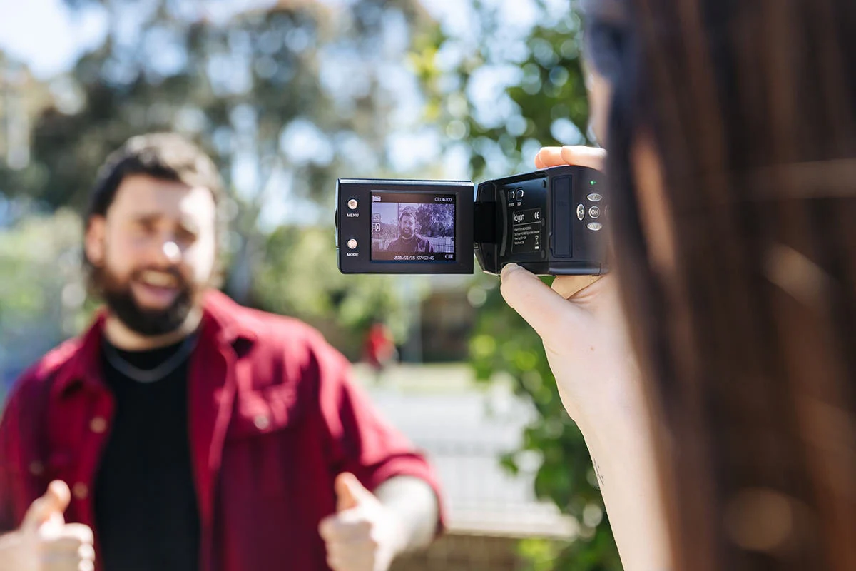 Kogan Full HD Digital Camcorder with 16x Zoom & Rotatable Screen - Image 3