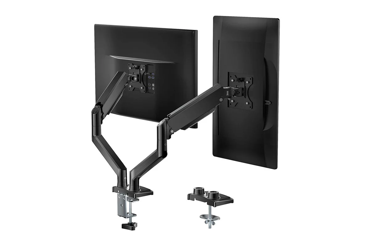 Kogan Full Motion Gas Spring Dual Monitor Arm 17 to 32 Inch - Image 14