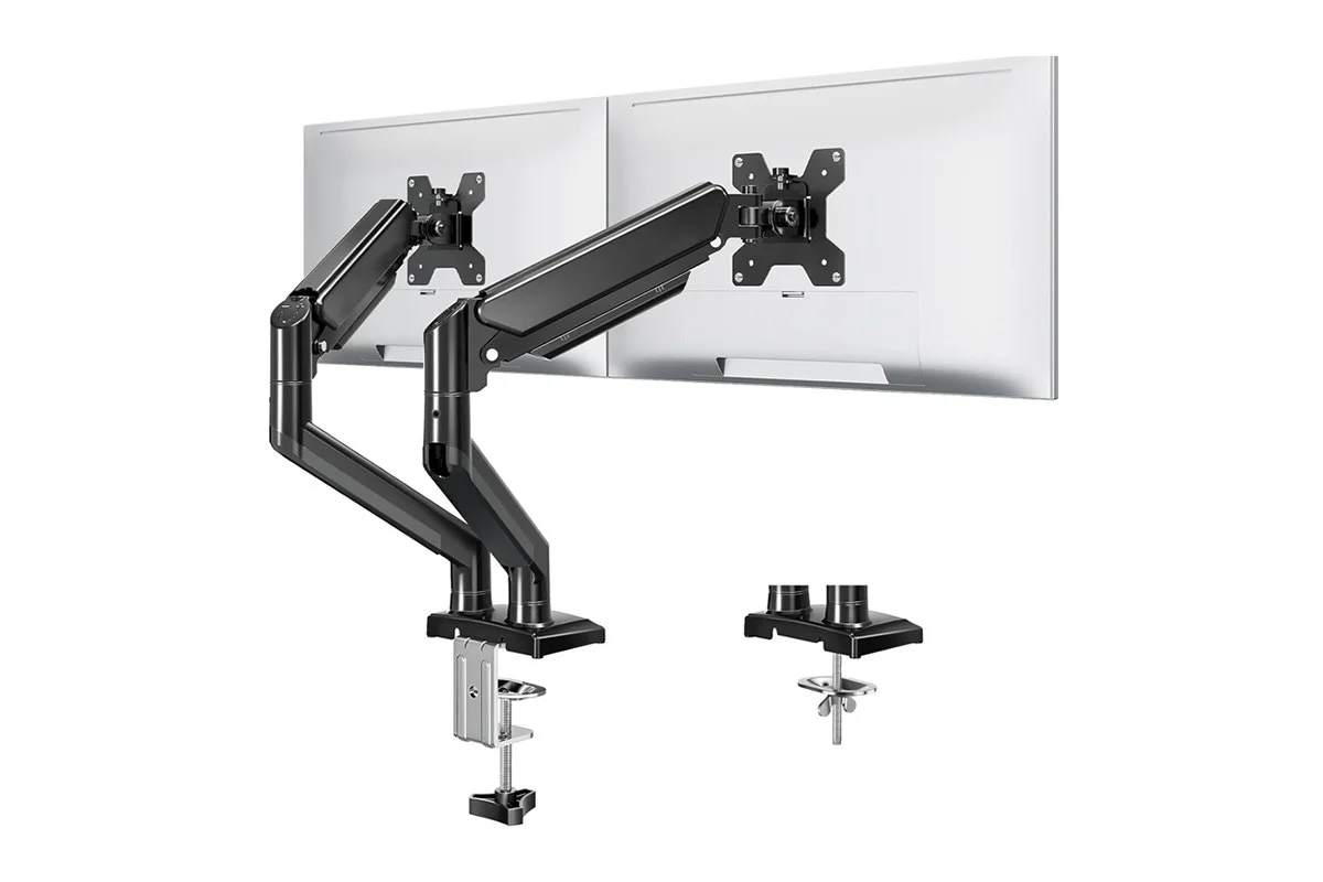 Kogan Full Motion Gas Spring Dual Monitor Arm 17 to 32 Inch - Image 15