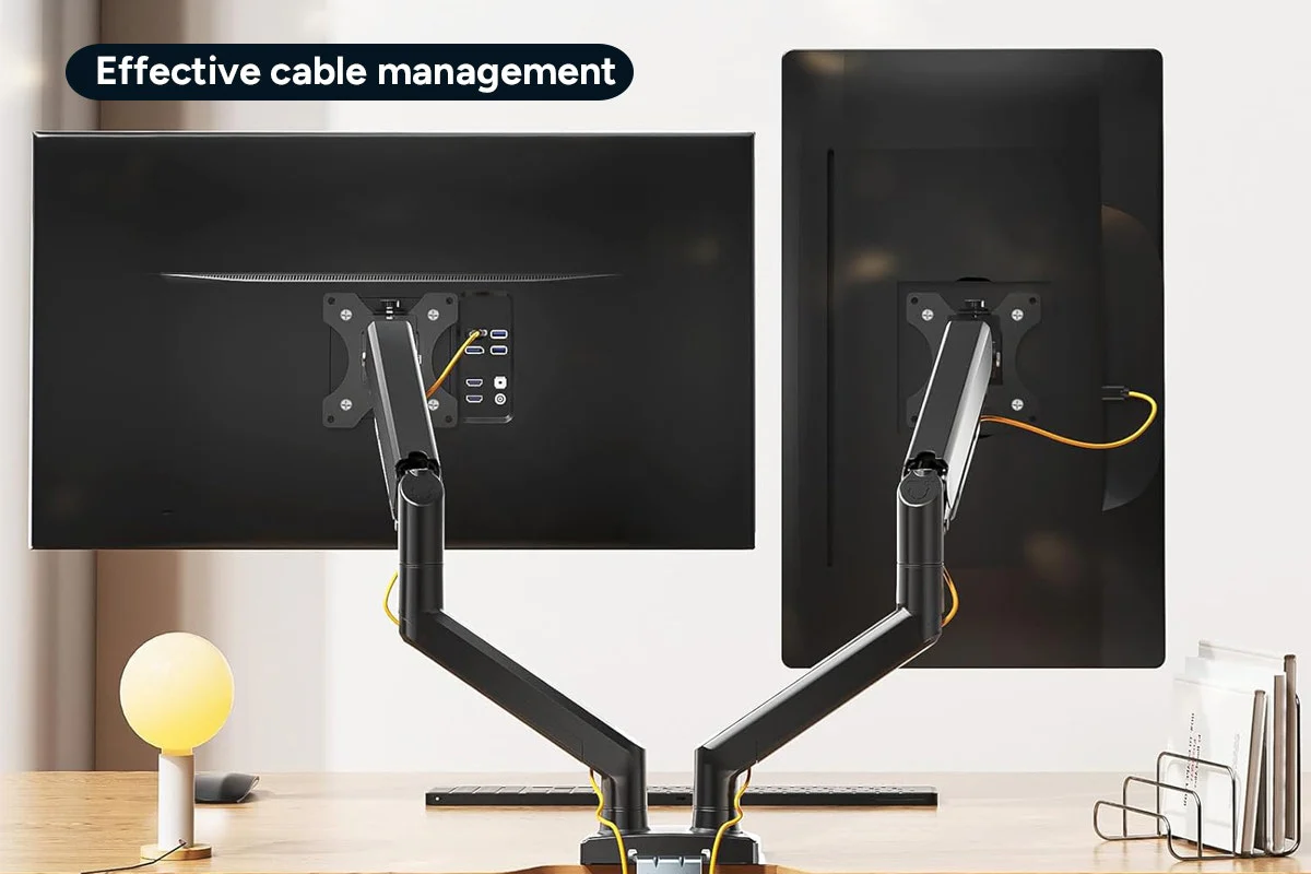 Kogan Full Motion Gas Spring Dual Monitor Arm 17 to 32 Inch - Image 7