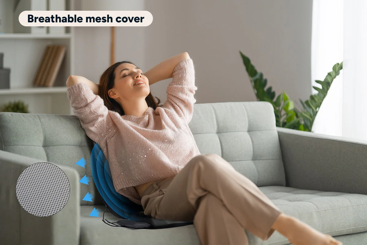 Kogan Heated Shiatsu Back Massager Cushion with Heat - Image 6