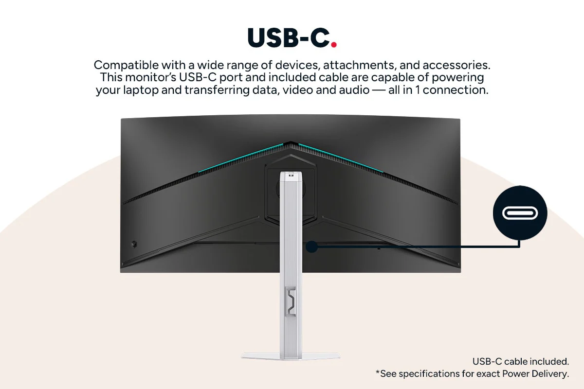 Kogan Infinity 40 Inch 5K2K 180Hz Curved Ultrawide Gaming Monitor - Image 4