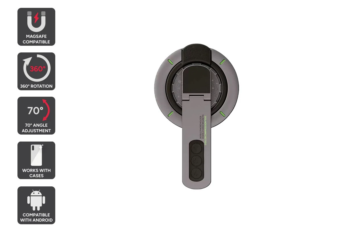Kogan Magsafe-Compatible Phone Ring Holder with 360° Rotation
