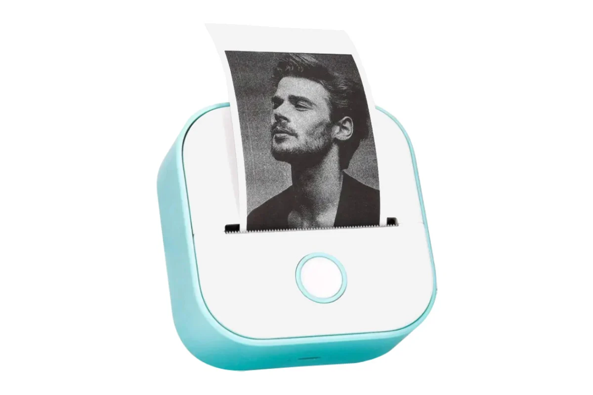 Kogan Mini Inkless Printer and Sticker Maker Green Bluetooth - Image 2
