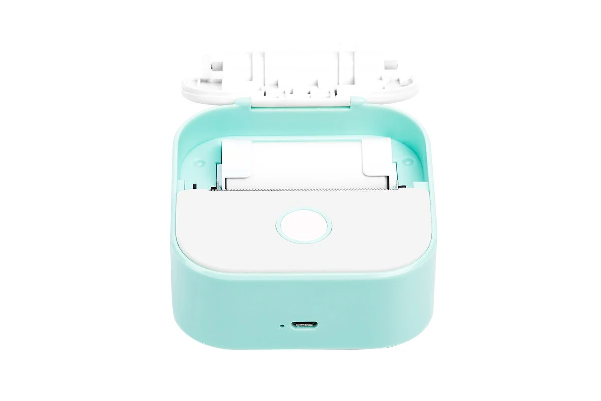 Kogan Mini Inkless Printer and Sticker Maker Green Bluetooth - Image 4