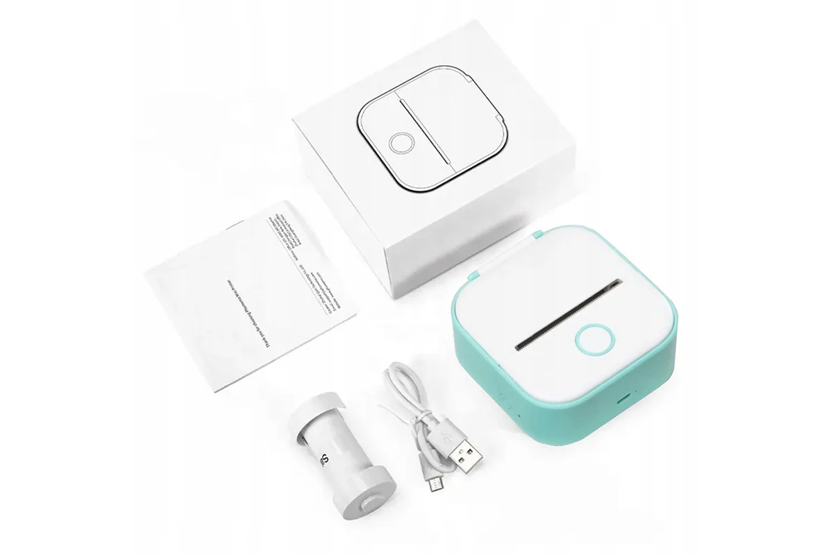 Kogan Mini Inkless Printer and Sticker Maker Green Bluetooth - Image 5