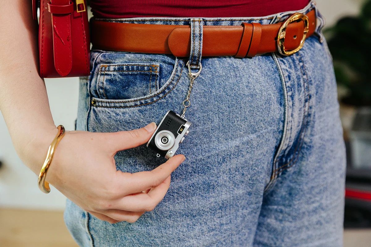 Kogan Mini Keychain Camera - Retro Black, 1080P HD, Compact Design - Image 23