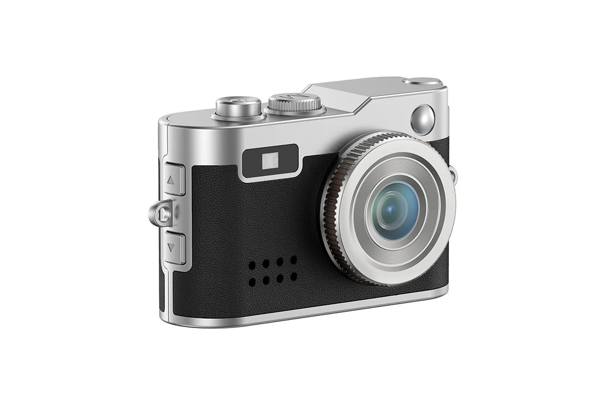Kogan Mini Keychain Camera - Retro Black, 1080P HD, Compact Design - Image 25