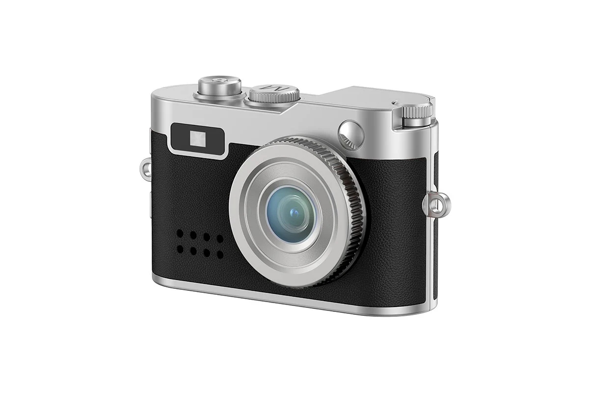 Kogan Mini Keychain Camera - Retro Black, 1080P HD, Compact Design - Image 26