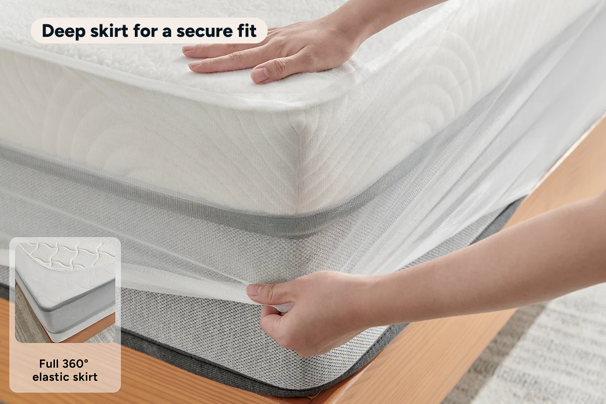 Kogan Multi Zone Sherpa Fitted Electric Blanket Queen 4 Zone - Image 8