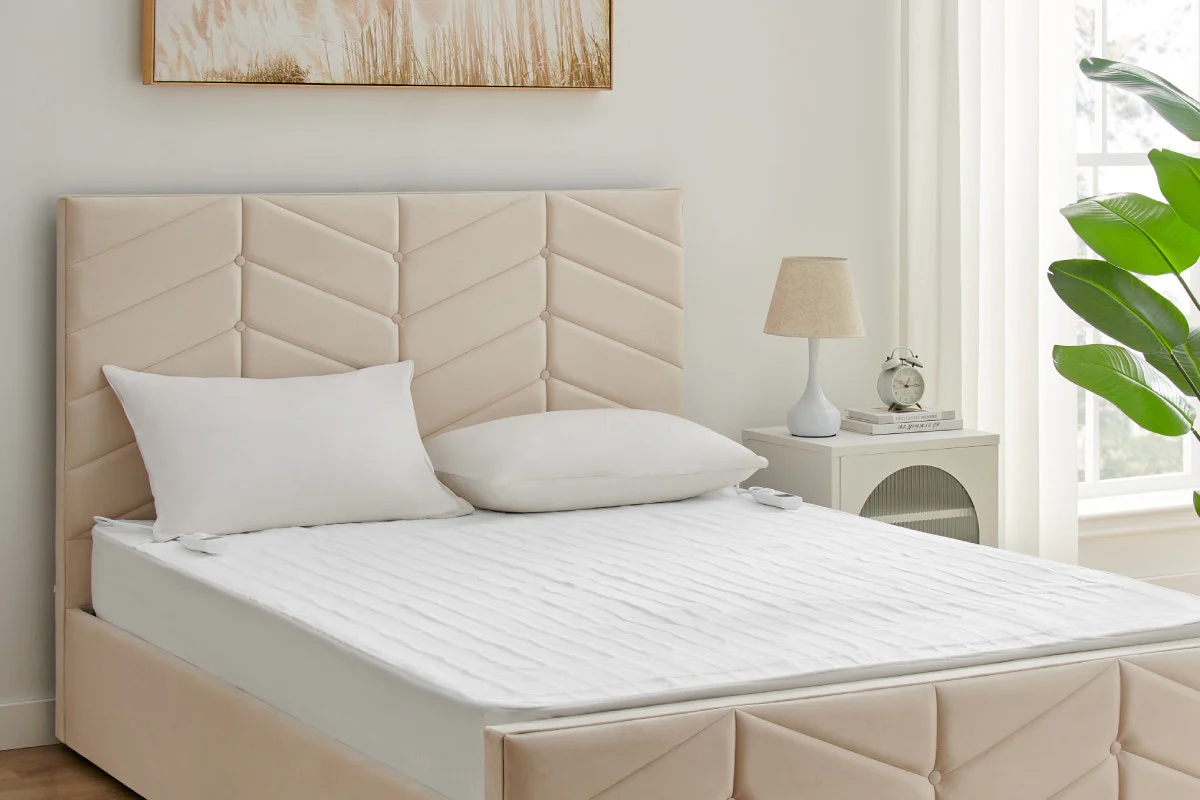 Kogan Multi Zone Sherpa Fitted Electric Blanket Queen 4 Zone - Image 9