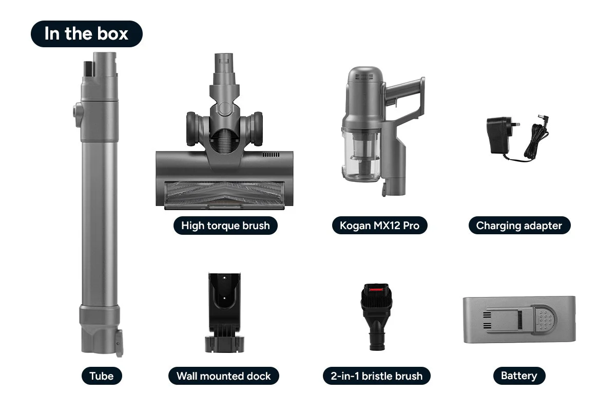 Kogan MX12 Pro Cordless Vacuum with 27kPa Suction Power - Image 10