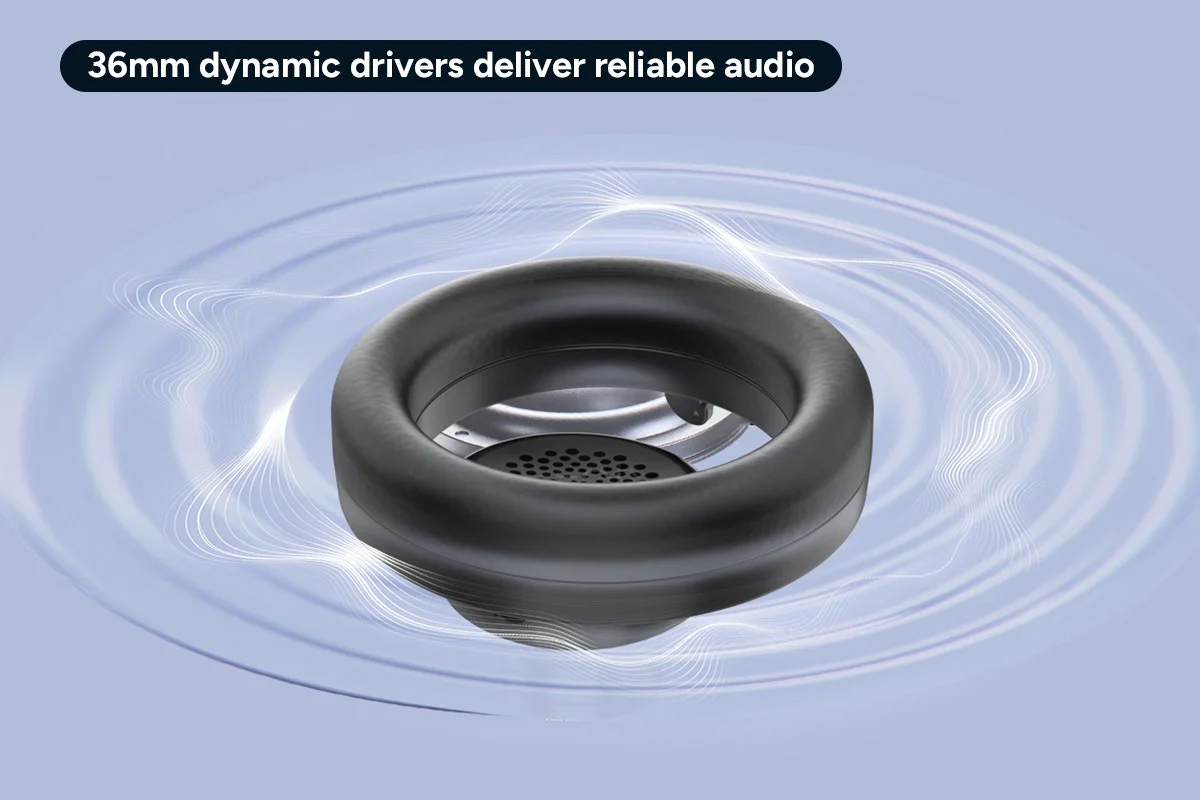 Kogan Noise-Cancelling Office Headset with ENC Microphone & Controls - Image 3