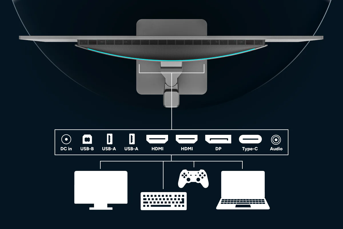 Kogan Omega 32 Inch 4K QD OLED 240Hz 0.03ms USB C Gaming Monitor - Image 11