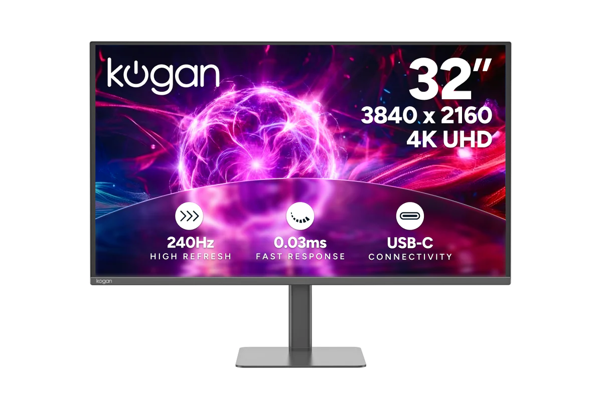 Kogan Omega 32 Inch 4K QD OLED 240Hz 0.03ms USB C Gaming Monitor - Image 2