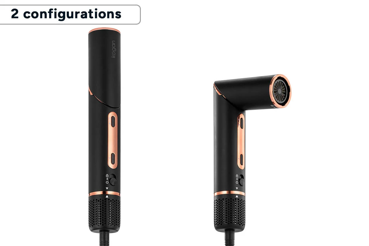 Kogan SalonPro 7 in 1 Hair Styler Black BLDC Auto Curling Set - Image 8