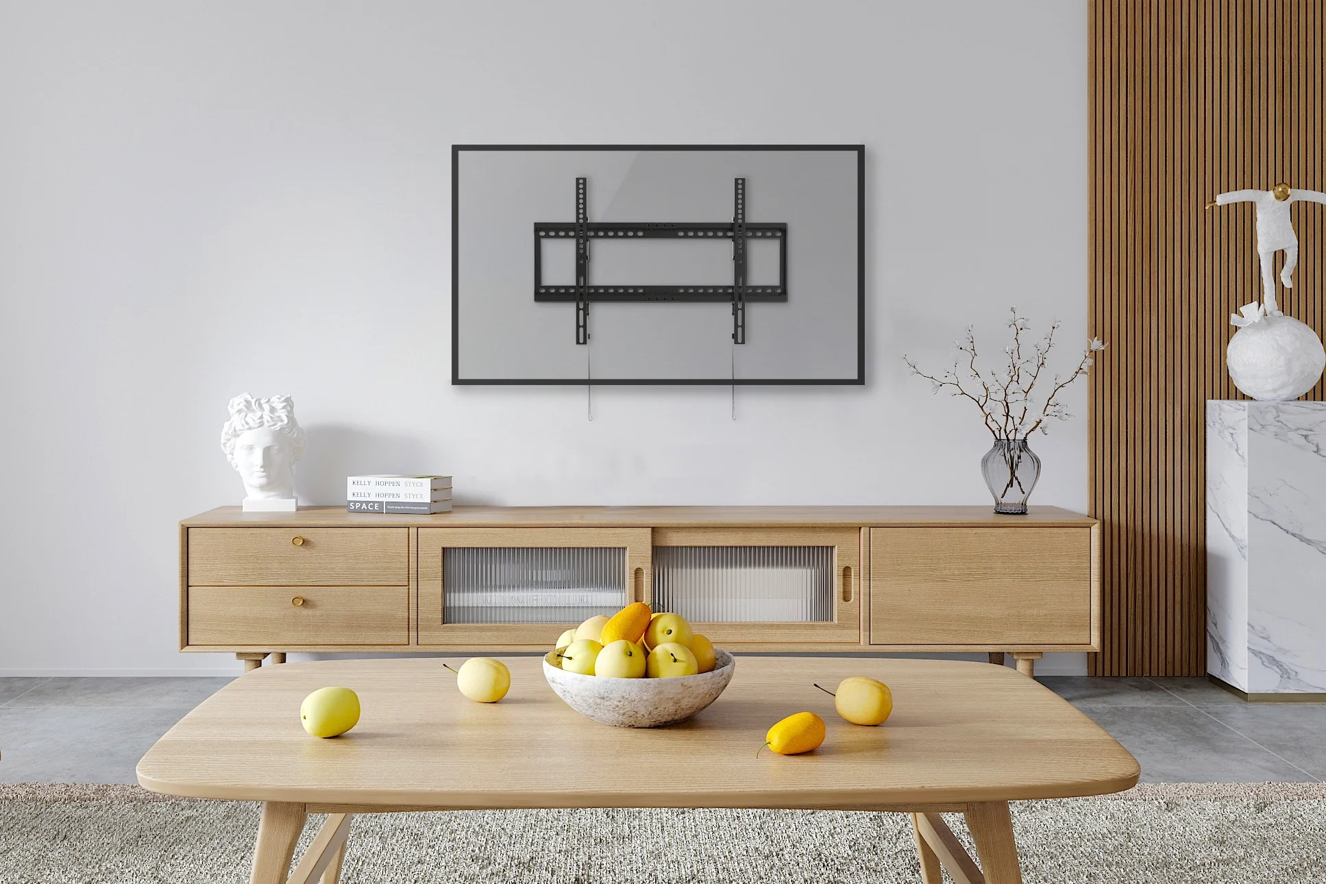 Kogan Slim Tilt Wall Mount for 37" - 85" TVs - Easy Adjustable Design - Image 5