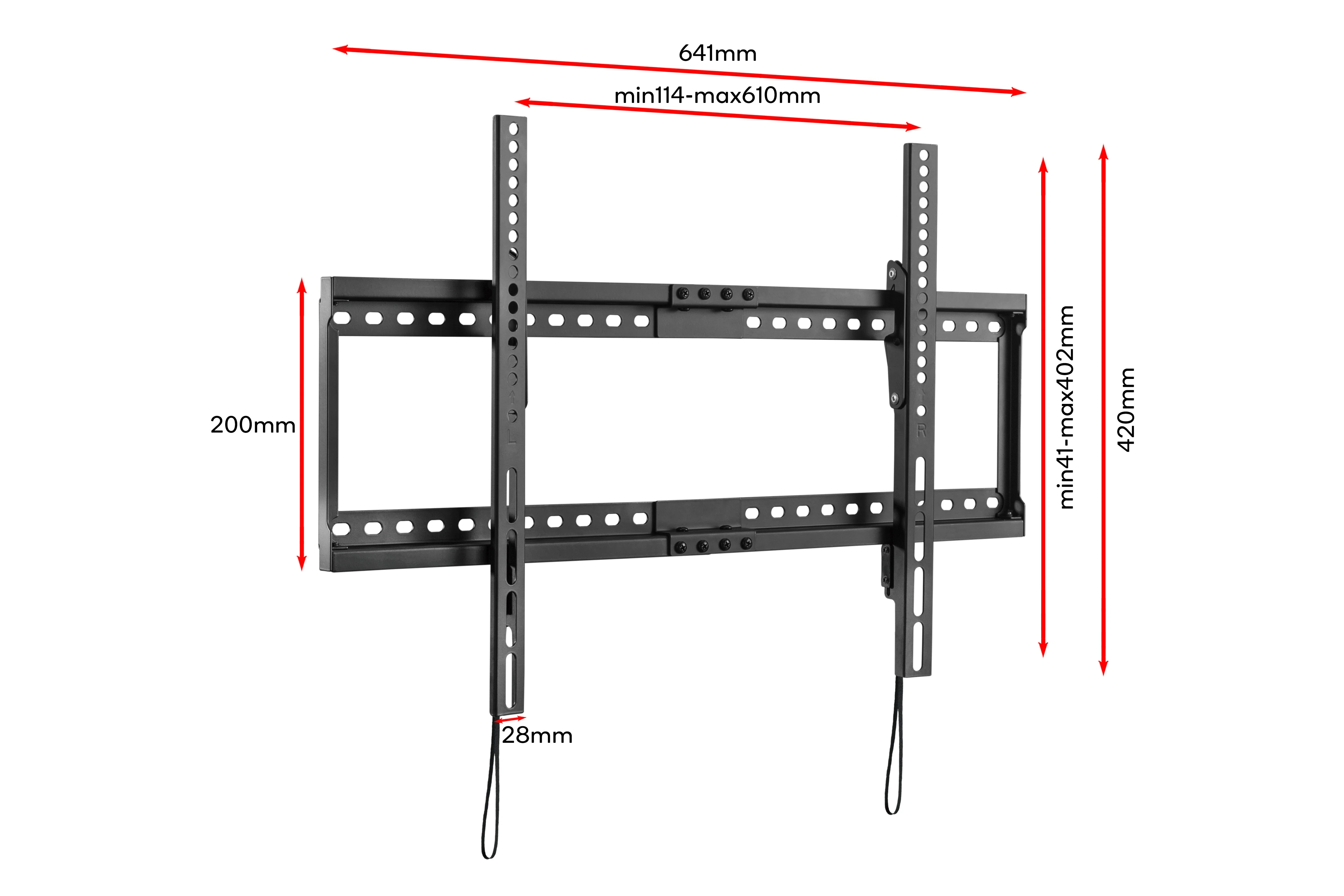 Kogan Slim Tilt Wall Mount for 37" - 85" TVs - Easy Adjustable Design - Image 7