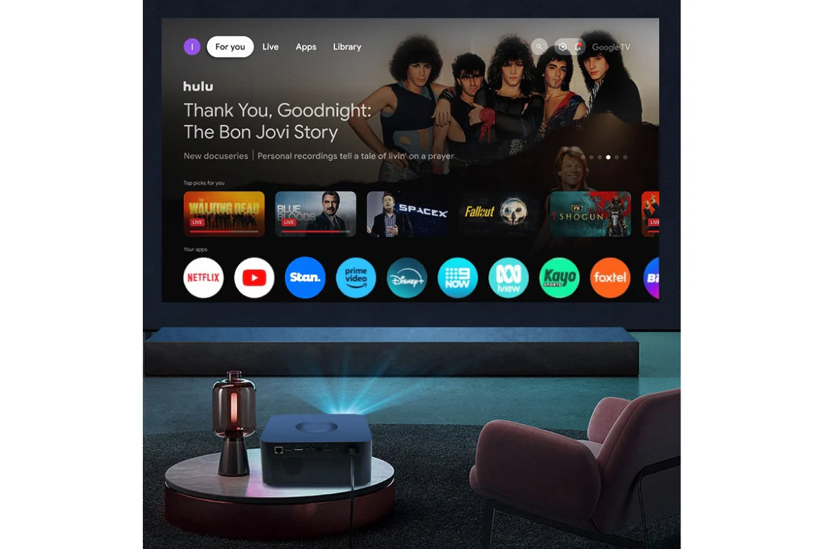 Kogan Smart AI Google TV Projector 120 Inch Dolby Audio - Image 9