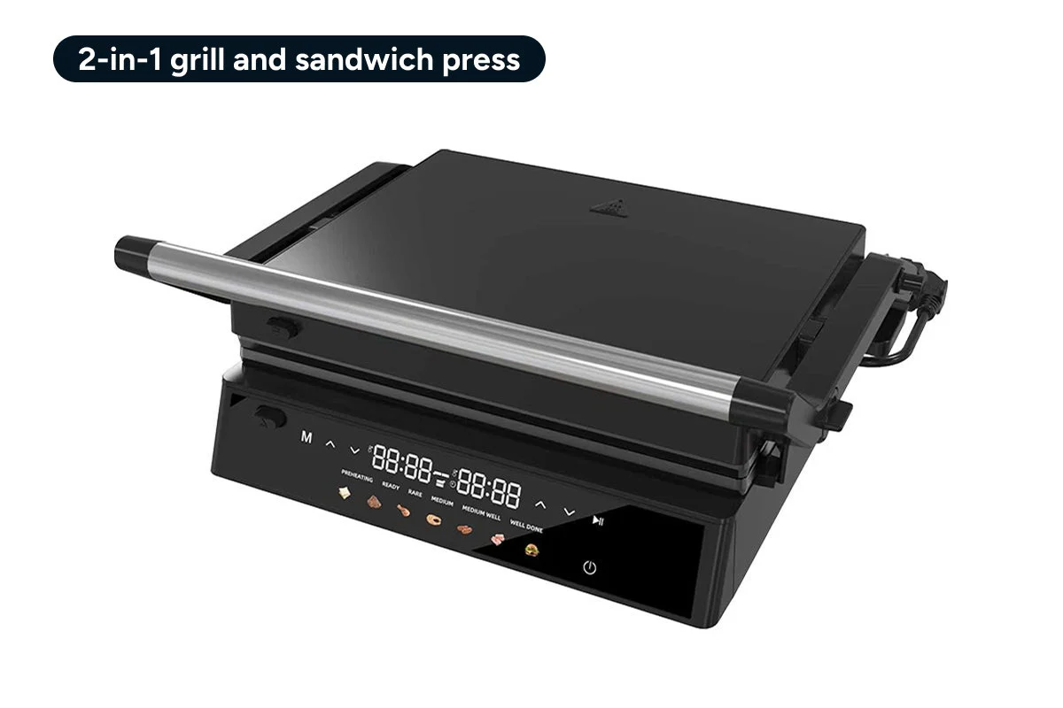 Kogan Smart Grill and Sandwich Press with Touch Control - Image 3