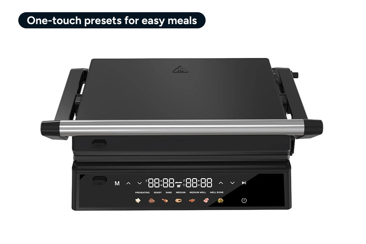 Kogan Smart Grill and Sandwich Press with Touch Control - Image 4