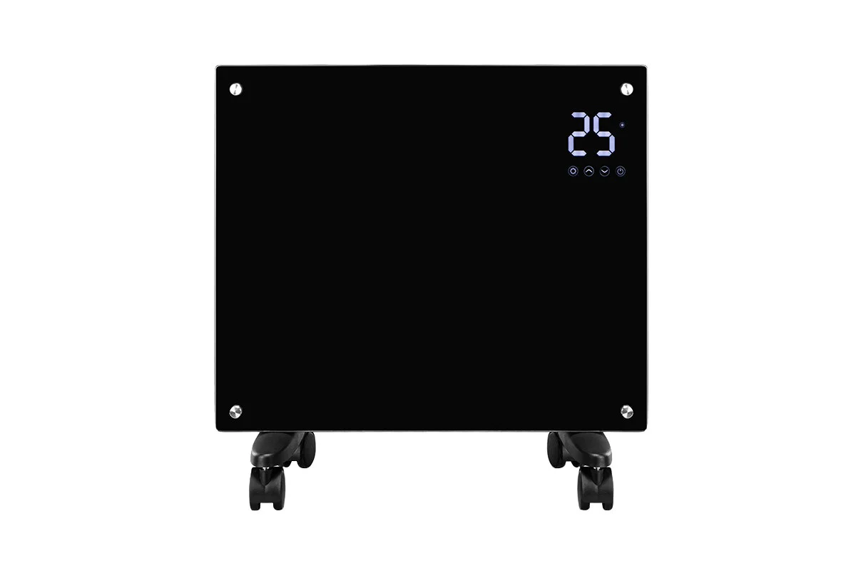 Kogan SmarterHome 1500W Premium Glass Panel Heater Black - Image 2