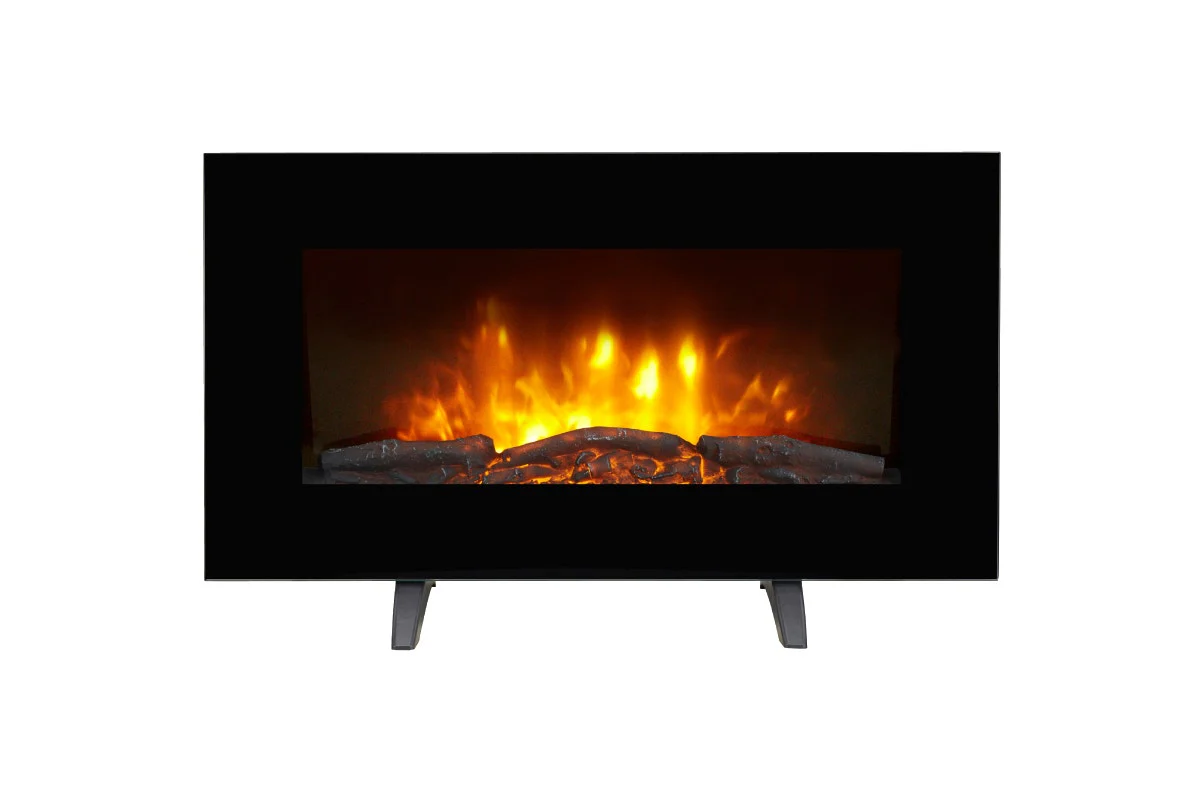 Kogan SmarterHome 2000W Electric Fireplace Heater with Log Effect - Image 2