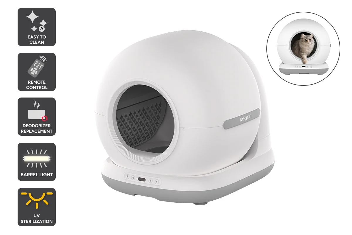 Kogan SmarterHome Automatic Self Cleaning Smart Cat Litter Box