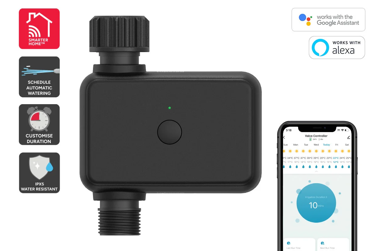 Kogan SmarterHome Bluetooth Garden Irrigation Water Timer