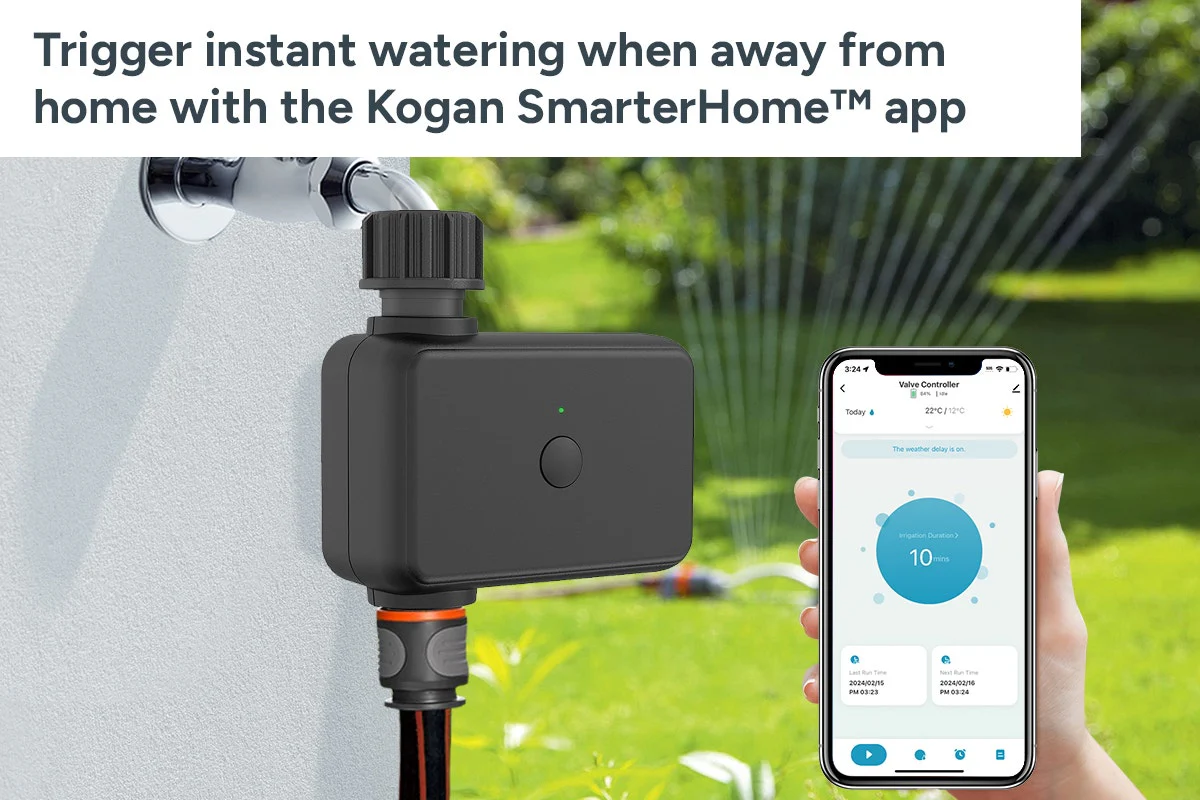 Kogan SmarterHome Bluetooth Garden Irrigation Water Timer - Image 3