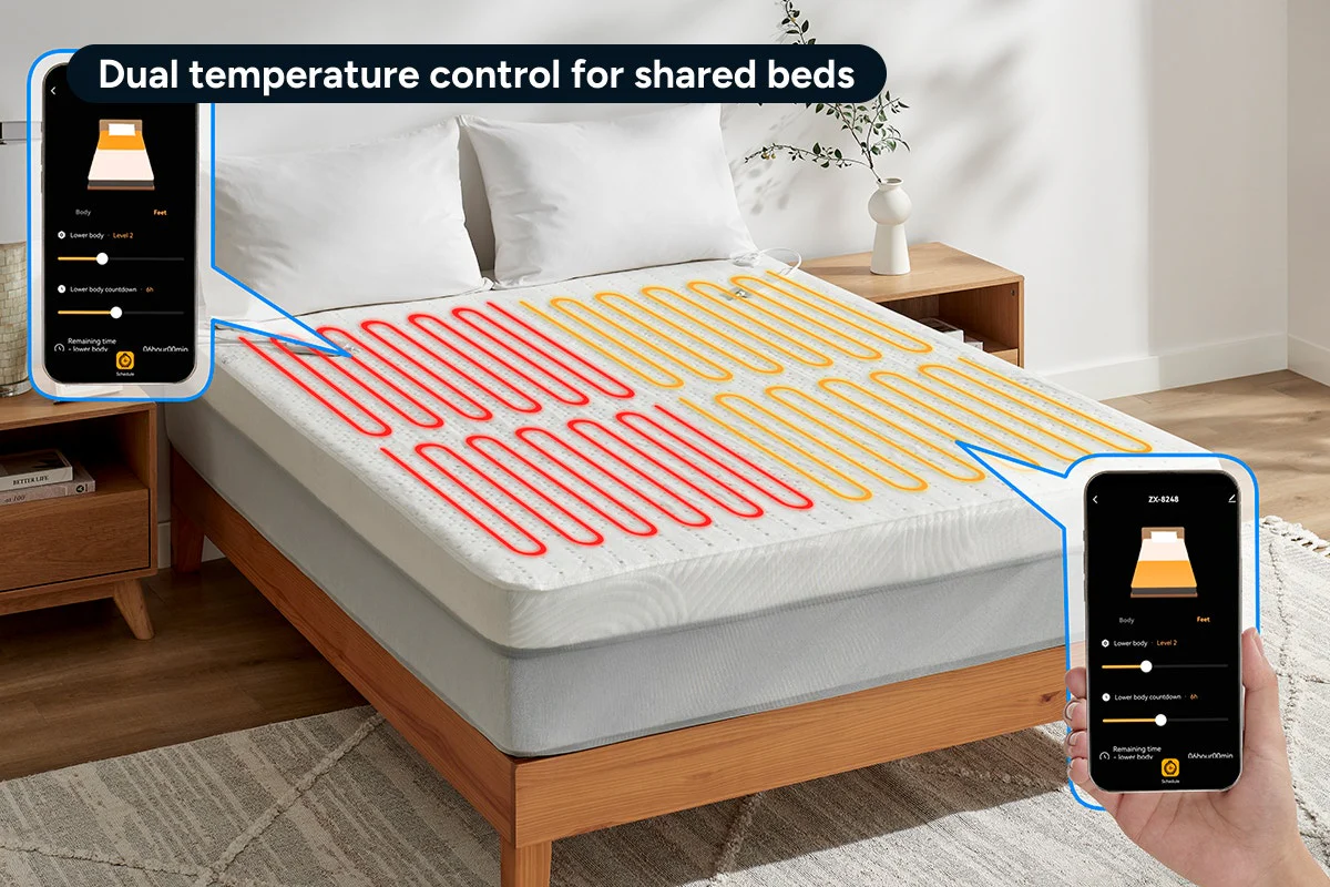 Kogan SmarterHome Electric Fitted Blanket King App Controlled - Image 6