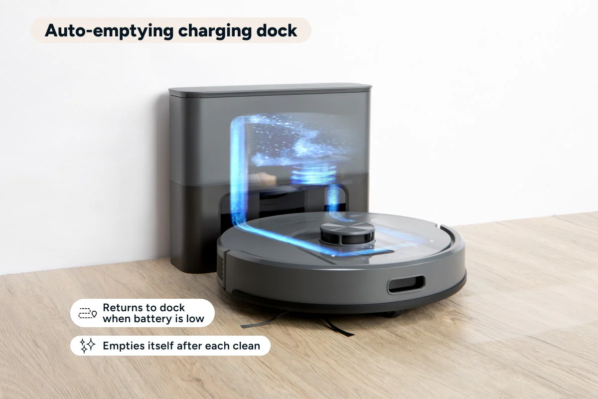Kogan SmarterHome LX16 Pro Robot Vacuum Mop Auto Empty Graphite - Image 7