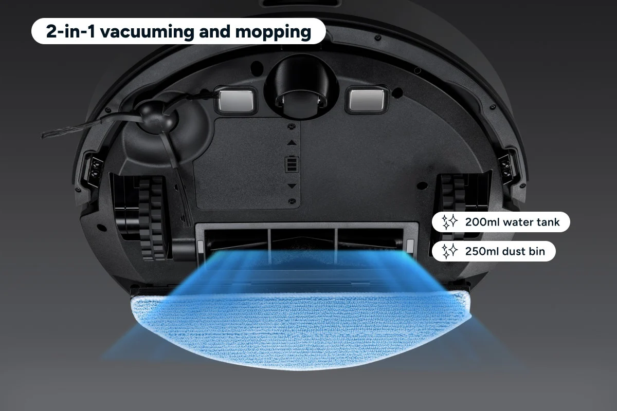 Kogan SmarterHome LX16 Pro Robot Vacuum Mop Auto Empty Graphite - Image 8