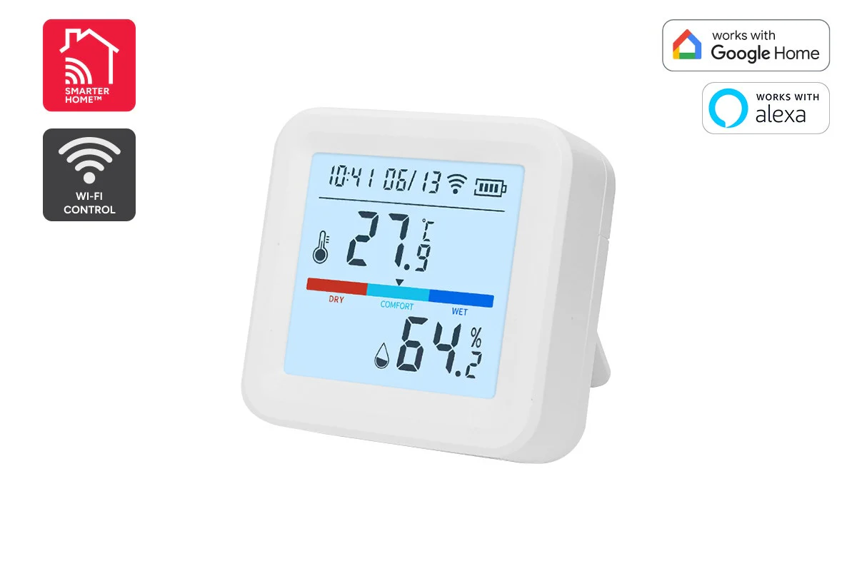 Kogan SmarterHome™ Smart Temperature & Humidity Sensor for Home Comfort