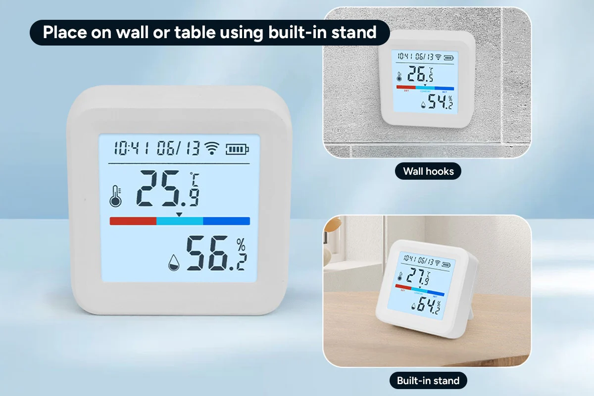 Kogan SmarterHome™ Smart Temperature & Humidity Sensor for Home Comfort - Image 6