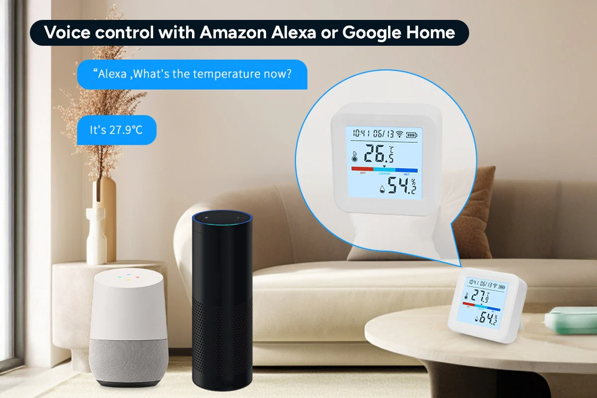 Kogan SmarterHome™ Smart Temperature & Humidity Sensor for Home Comfort - Image 8