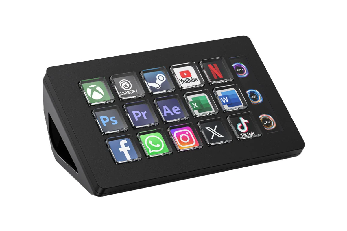 Kogan Stream Deck - 15 Customizable LCD Keys for Enhanced Workflow - Image 2