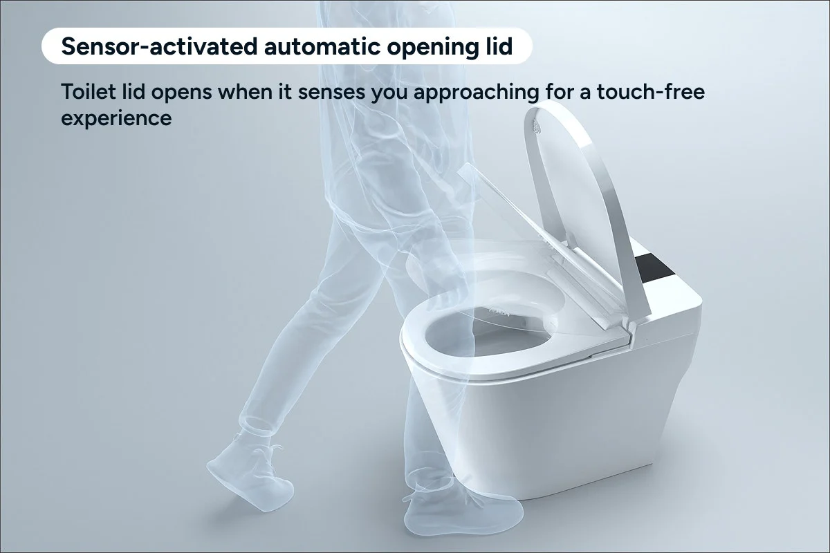 Kogan Ultra-Slim Auto-Open Wash & Dry Bidet with Dual Nozzle - Image 10