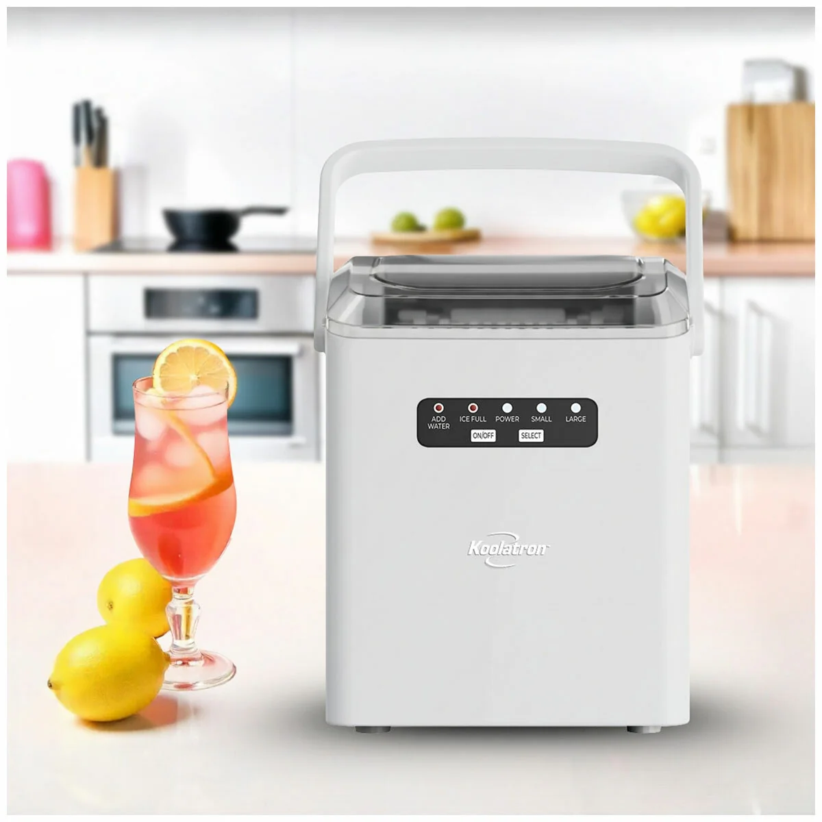 Koolatron 12kg Portable Ice Maker KIM26WAU 1.85L Capacity White 105W - Image 3