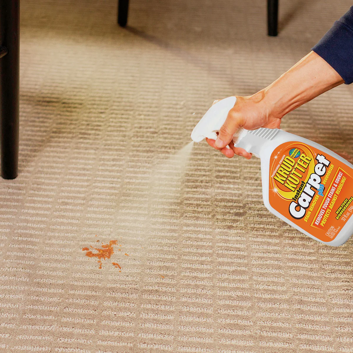 Krud Kutter Instant Carpet Stain Remover Plus Deodoriser 946ml - Pet Stains, No Residue - Image 4