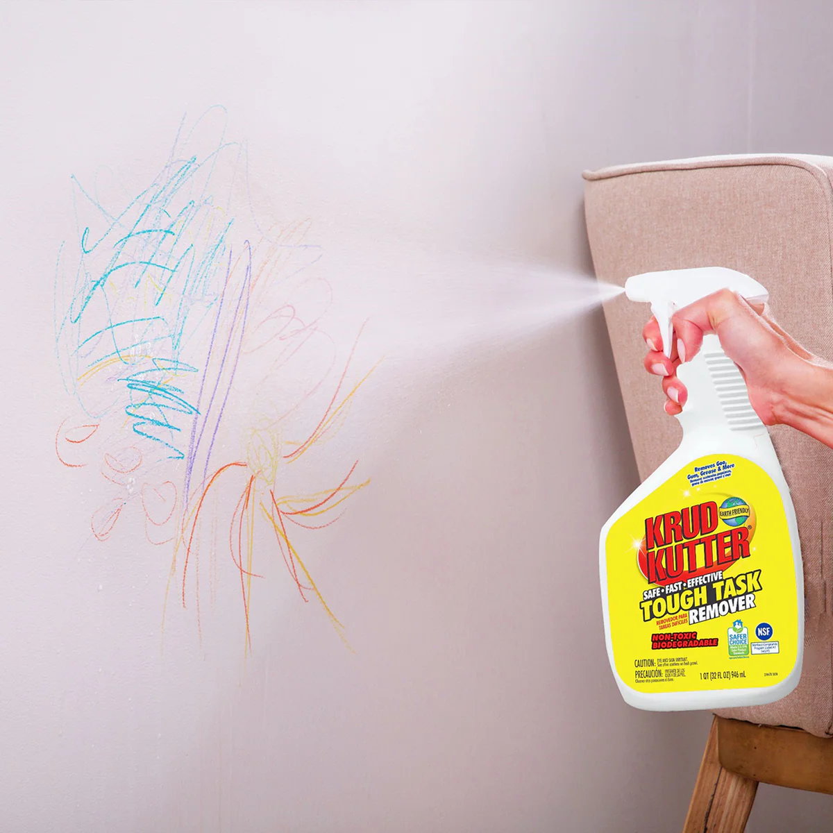 Krud Kutter Tough Task Remover 946ml - Stain Remover for Grease & Grime - Image 2