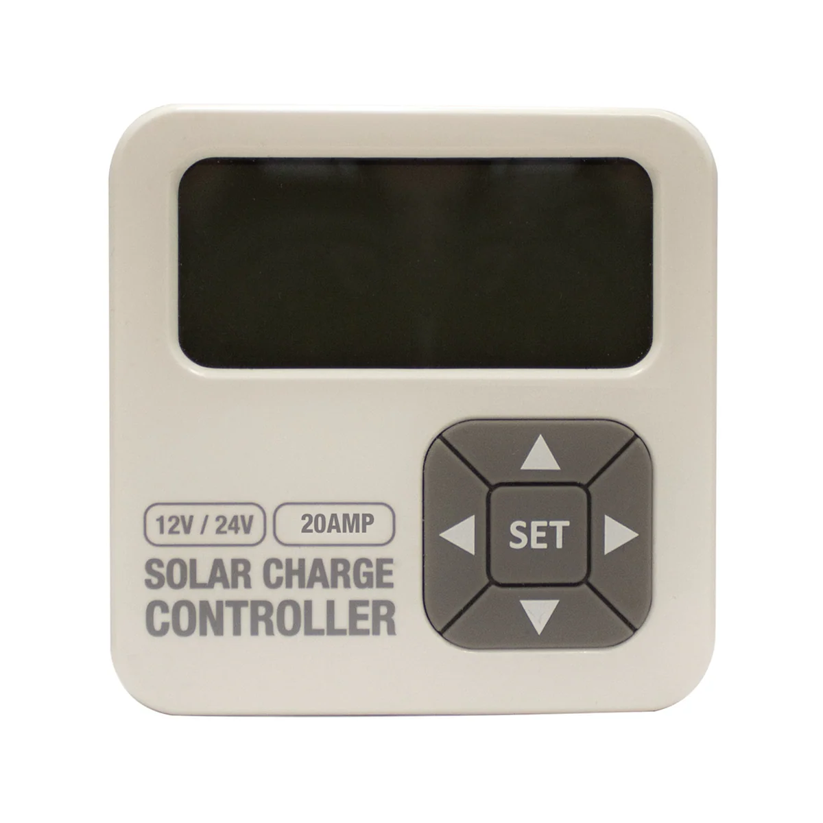 Kt Solar 20A 12V PWM Solar Controller KT70783 - 100W to 300W - White - Battery Protection