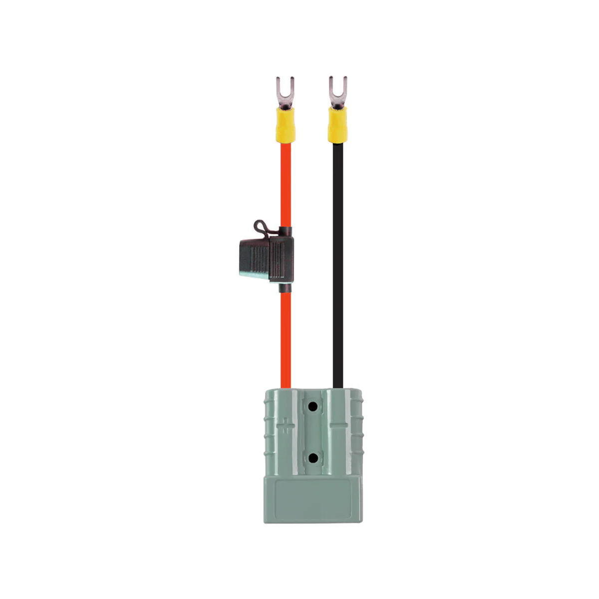 KT Solar HD 50A Connector Accessory Lead 300mm - 6mm Yellow Fork Terminals