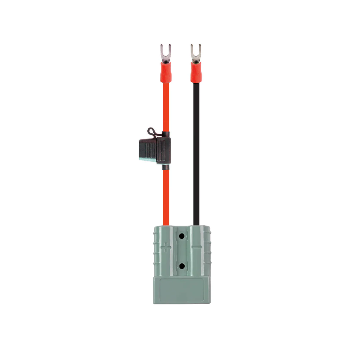 KT Solar HD Connector 50A - 300mm Cable - 20A Fuse - Grey